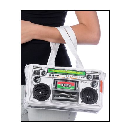 Loop Mini Boombox White Bag