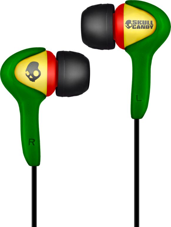 Skullcandy Smokin Buds Rasta Earbuds