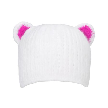 Spacecraft Juniors Buddha Bear White Beanie