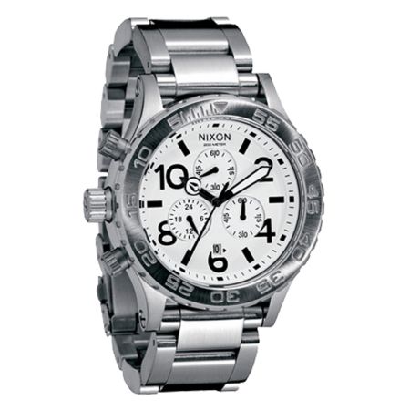 Nixon 42-20 Chrono White Watch