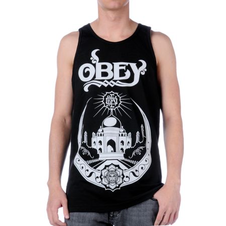 Obey Tres Shiek Black Tank Top 