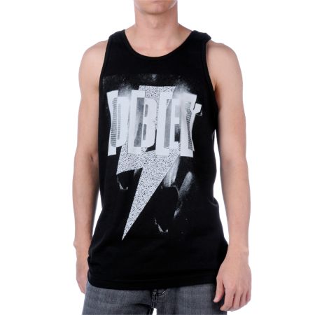 Obey Above The Clouds Black Tank Top 