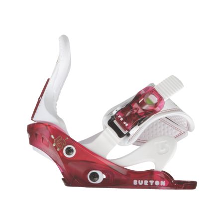 Burton Boys Freestyle Grom Pink Snowboard Bindings