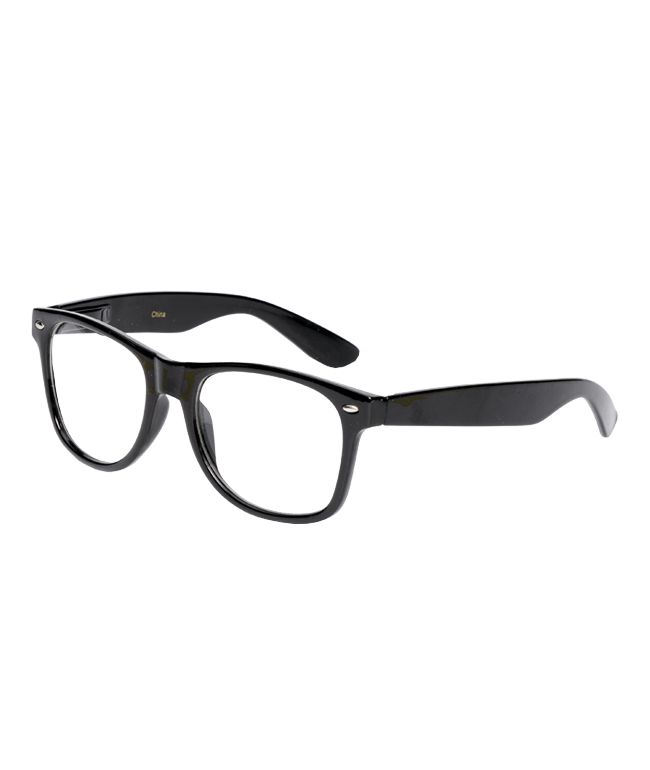 Frisky Business Black Frame Nerd Glasses