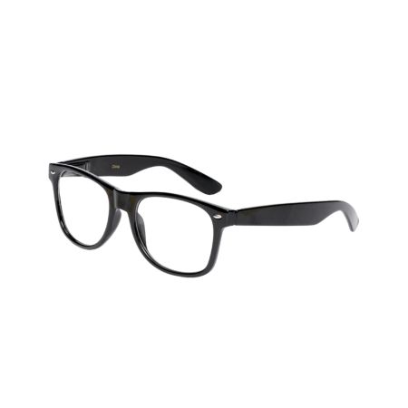 Frisky Business Black Frame Nerd Glasses
