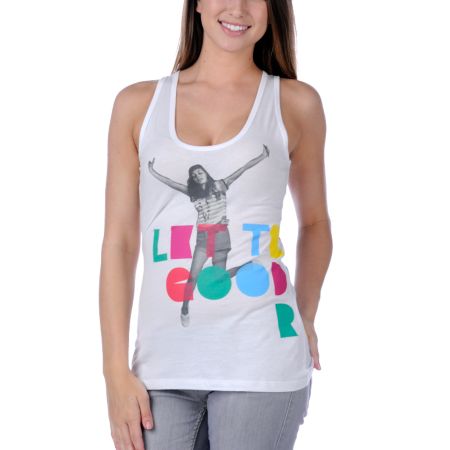 Nixon Girls Harlow White Tank Top 