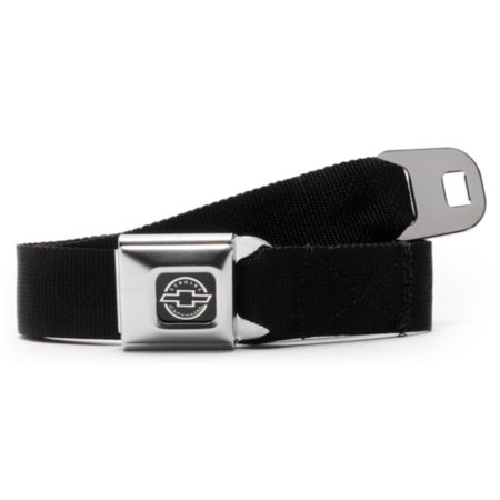 Buckle Down Chevy Black Seatbelt Belt