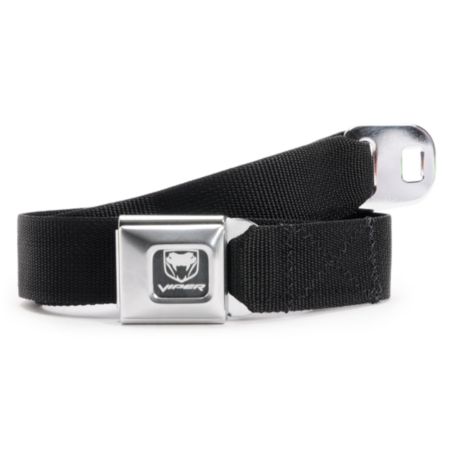 Buckle Down Viper Black Seatbelt Belt