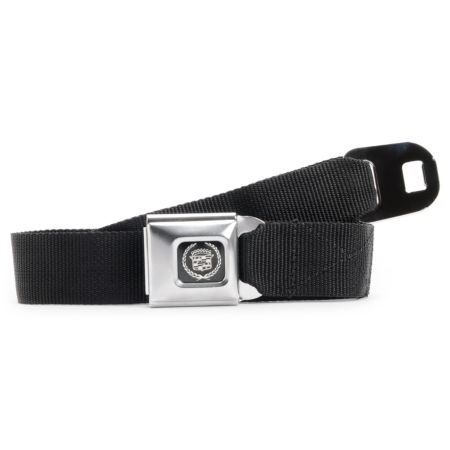Buckle Down Cadillac Black Seatbelt Belt