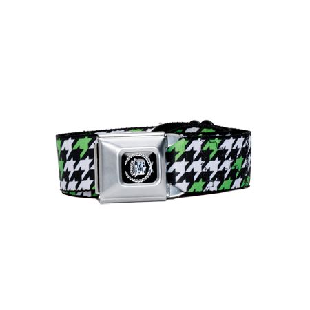 Buckle Down Cadillac Black & Green Hounds Seatbelt Belt