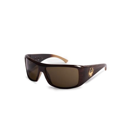 Dragon Calaca Mocha Stripe Sunglasses