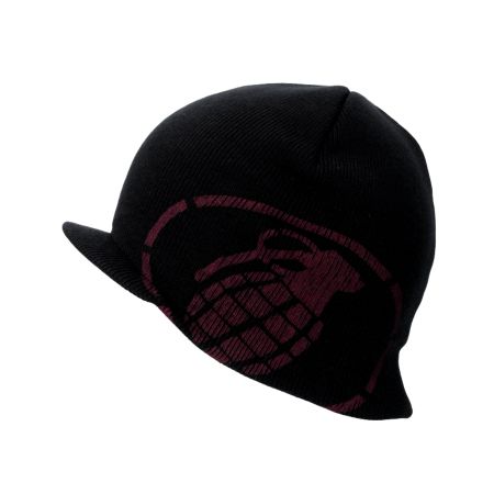 Grenade Visor Black Beanie