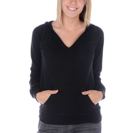 Empyre Girl Epic V-Neck Black Hoodie