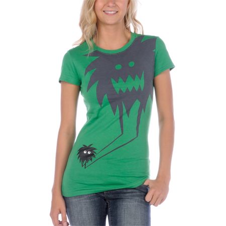 Ralik Shadow Monster Green Tee Shirt