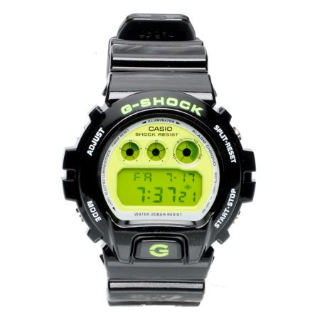 G-Shock DW6900CS-1CR Black & Lime Digital Watch