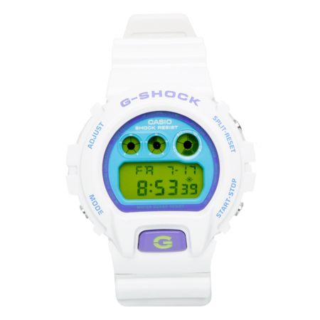 G-Shock DW6900CS-7CR White & Turquoise Digital Watch
