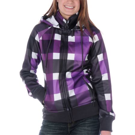 Empyre Girl Novela Black & Purple Tech Fleece