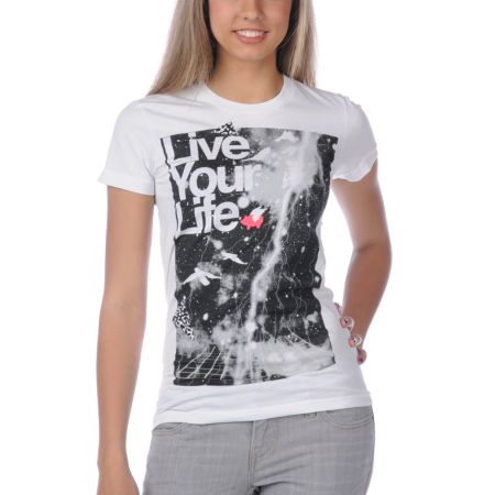 Glamour Kills The Electric Living White Tee Shirt