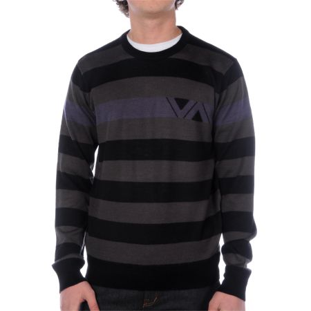 RVCA Va Black Crew Neck Sweater