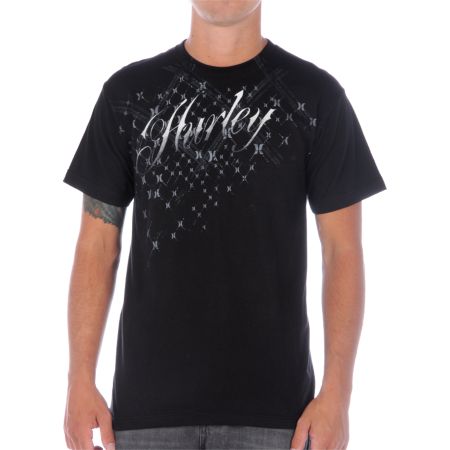 Hurley Astro Flocker Black Tee Shirt