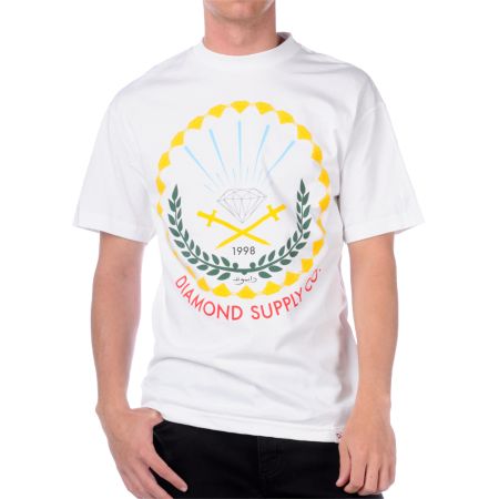 Diamond Supply Tradition Diamond White Tee Shirt
