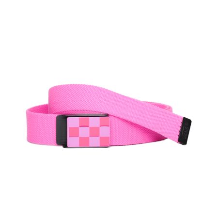 Vans Girls Bright Checks Pink Web Belt
