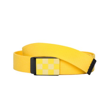 Vans Girls Bright Checks Yellow Web Belt