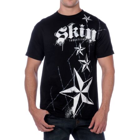 Skin Industries Lockdown Black Tee Shirt