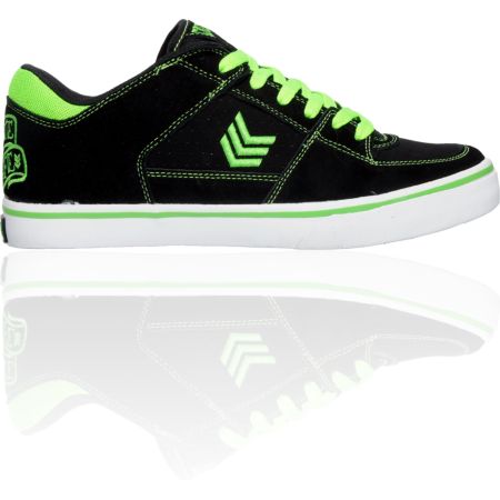Vox Trooper Gravette Black & Green Shoe