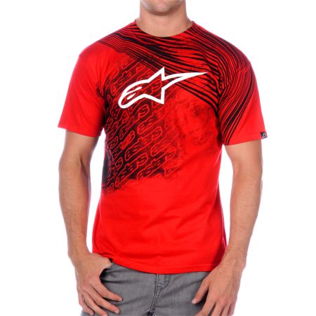 Alpine Stars Psych 1 Red Tee Shirt