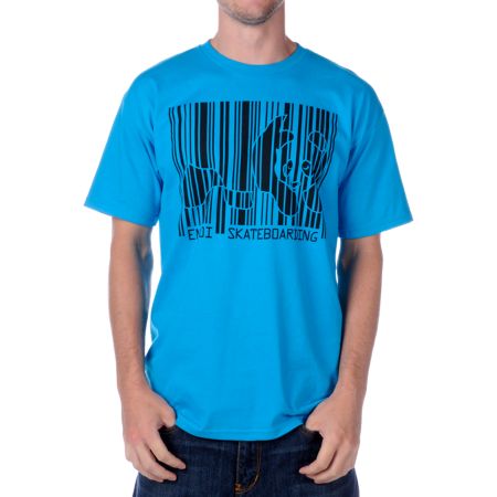 Enjoi Barcode Turquoise Tee Shirt