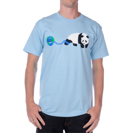 Enjoi Ball & Chain Blue Tee Shirt