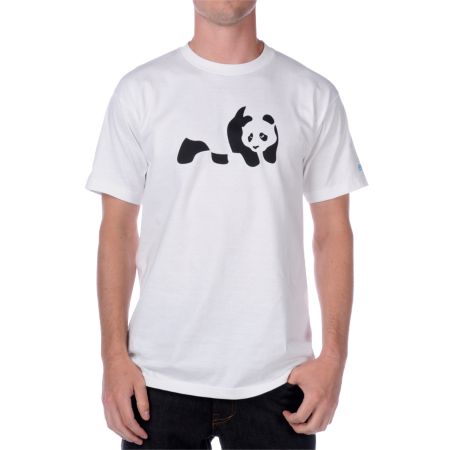 Enjoi Panda White Tee Shirt