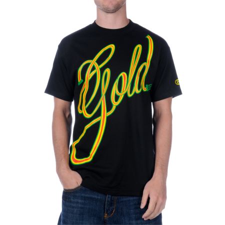 Gold Wheels Gold Ribbon Tee Shirt