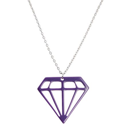 Barry-Owen Diamond Purple Necklace