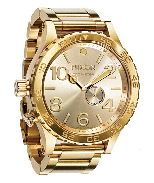 Nixon 51-30 All Gold Watch