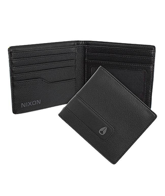 Nixon Showoff Black Bi-Fold Wallet