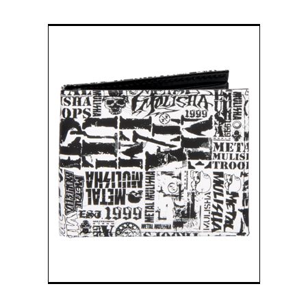 Metal Mulisha Branded White Wallet