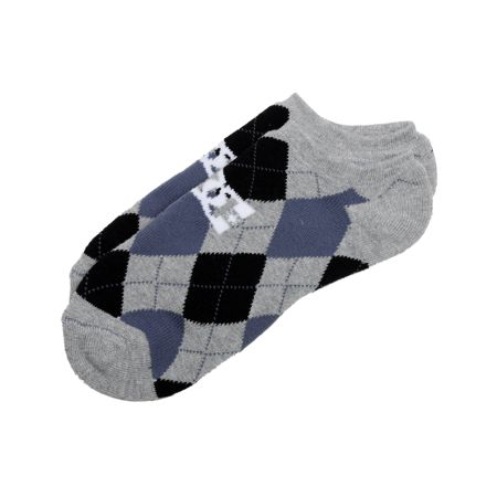 DC Shoes Clarity Grey Argyle Socks