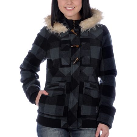 Billabong Girls Meltdown Black Bomber