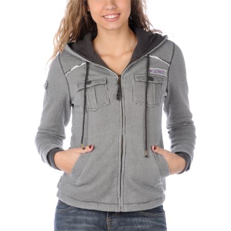 Billabong Girls Brando Grey Hoodie