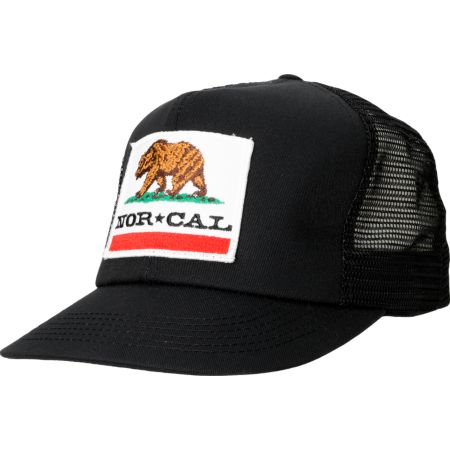 Nor Cal Republic Black Trucker Hat