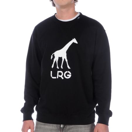 LRG Grass Roots Black Crewneck