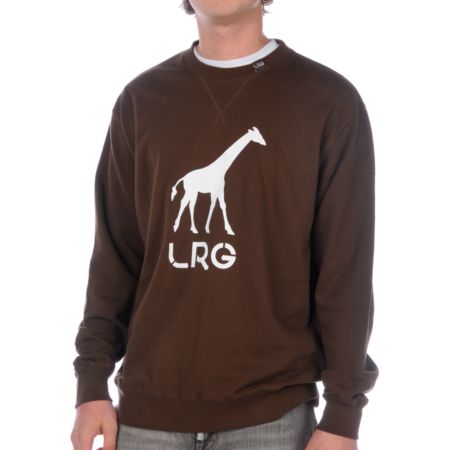 LRG Grass Roots Brown Crewneck