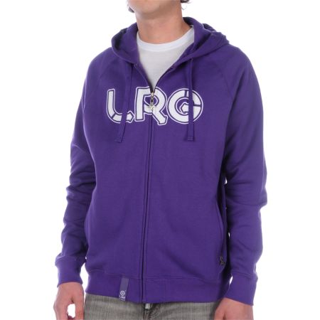 LRG Grass Roots One Purple Hoodie