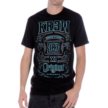 KR3W Keel Black Tee Shirt
