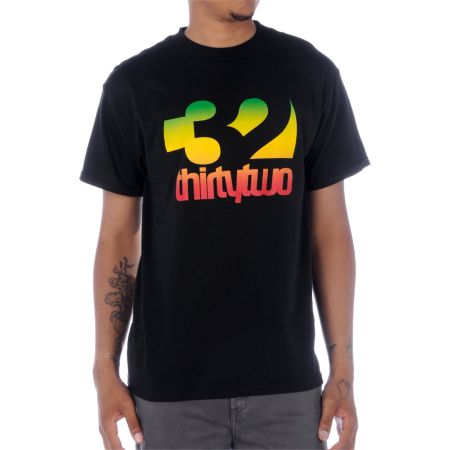 Thirtytwo Rasta Blend Black Tee Shirt