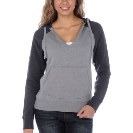 Hurley Girls Mosaic Grey Hoodie