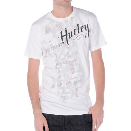 Hurley Cornerstone White Tee Shirt
