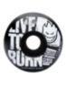 Spitfire Striker Black & White 52mm Skateboard Wheels